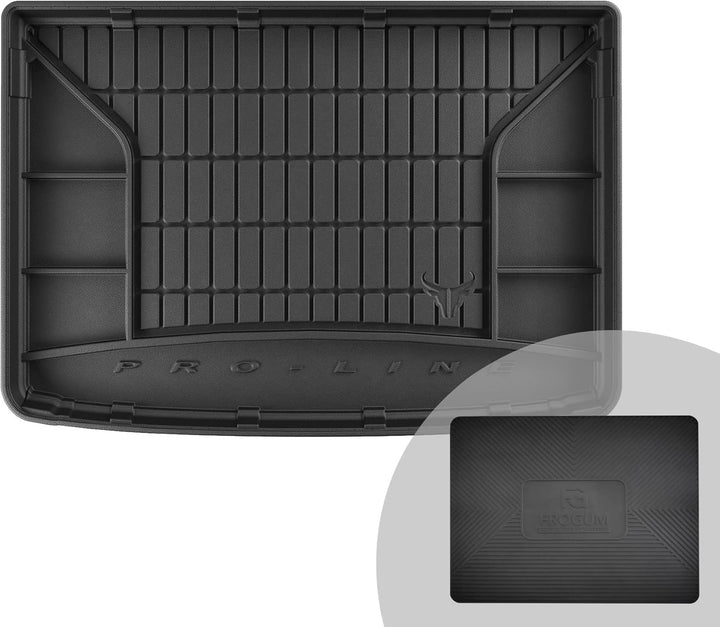 FROGUM ProLine 3D Gummimatte Exklusive Auto Kofferraummatte Kofferraumwanne für Mini Clubman II ab 2