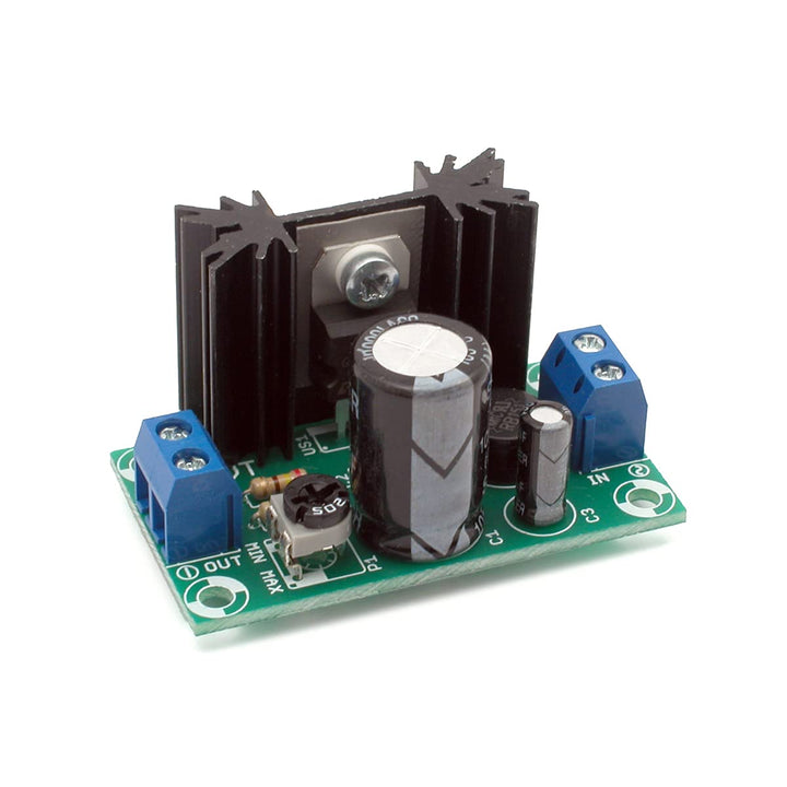 AVT1066 KIT DIY, Mini-Universalnetzteil mit LM317, Elektronik Bauset zum Löten, Trainieren, Lernen,