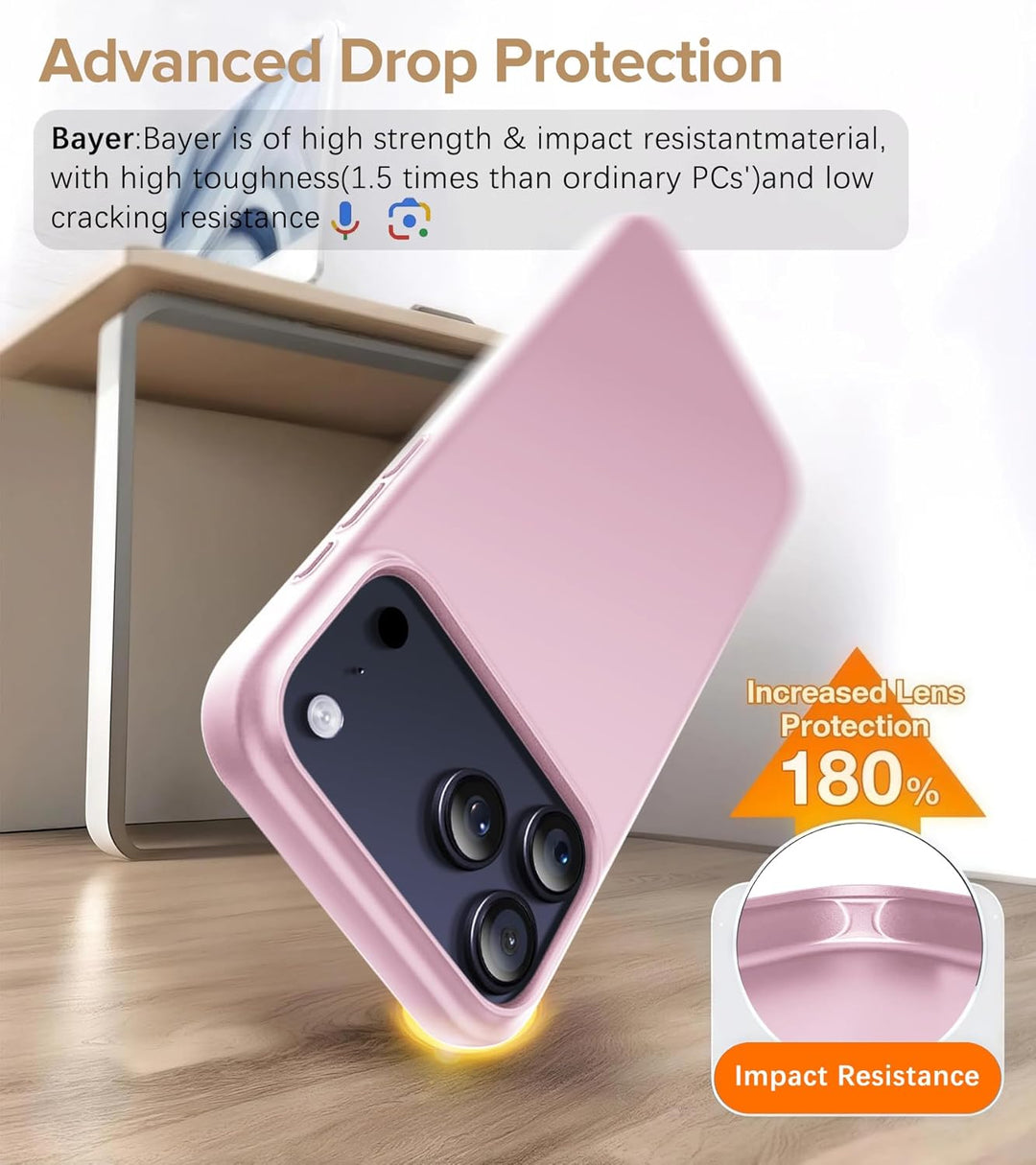 sqgylgl Ultradünne Hülle für iPhone 17 Pro 5G, Extrem Dünn Matte Finish Handyhülle PC Schale [Anti-F