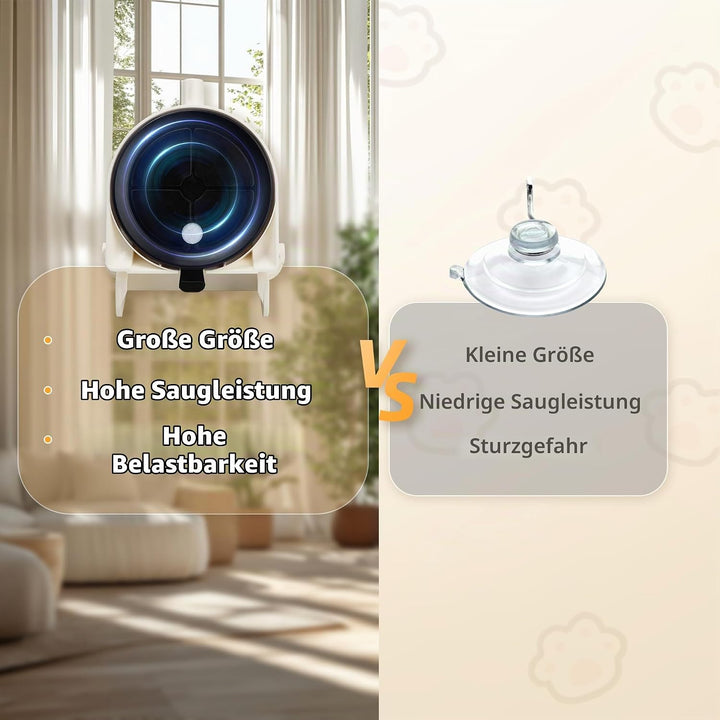 ITSOGOO Katzen Hängematte Fensterplätze,Klappbar Katzenbett Fenster mit Extra Starker Saugnapf Weich