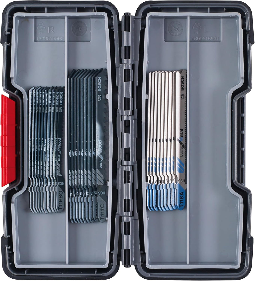 Bosch 30tlg. Stichsägeblatt Set Basic for Wood and Metal (für Holz und Metall, Professional Zubehör