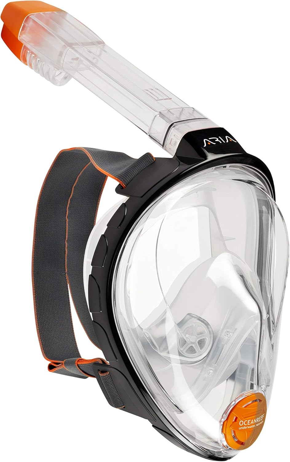 OCEAN REEF Unisex – Erwachsene Classic Luft Vollseitige Schnorchelmaske Large / Extra Large Schwarz,