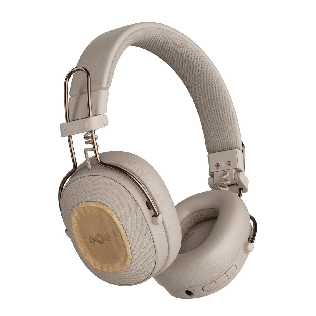 House of Marley Positive Vibration Riddim kabellose On-Ear Bluetooth Kopfhörer - 50 Std. Spielzeit,