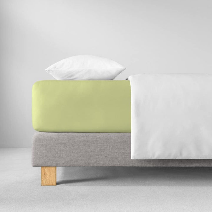 ESTELLA Spannbetttuch Feinjersey | Maigrün | 70x140 cm | passend für Matratzen 70 cm (Breite) x 140