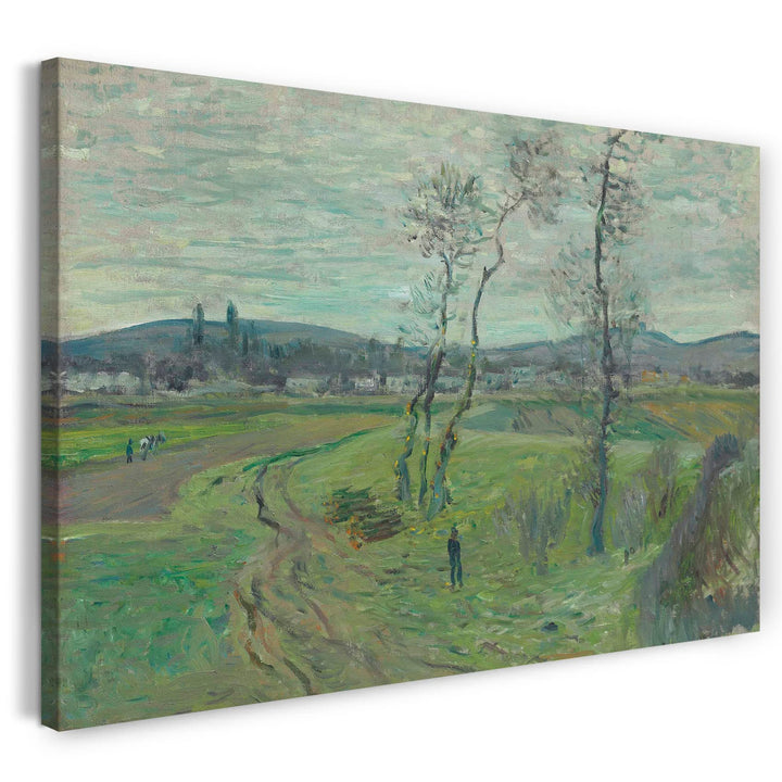 Leinwand (80x60cm): Claude Monet - Die Plaine de Gennevilliers 80x60 cm, 80x60 cm