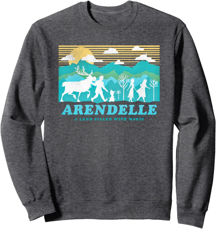 Disney Frozen 2 Arendelle Group Silhouette Poster Sweatshirt