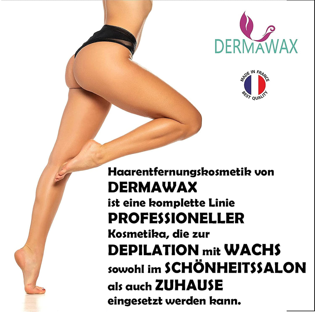 Dermawax 1 kg Wachsperlen für empfindliche Haut Heisswachs Anwendung ohne Wachsstreifen zur professi