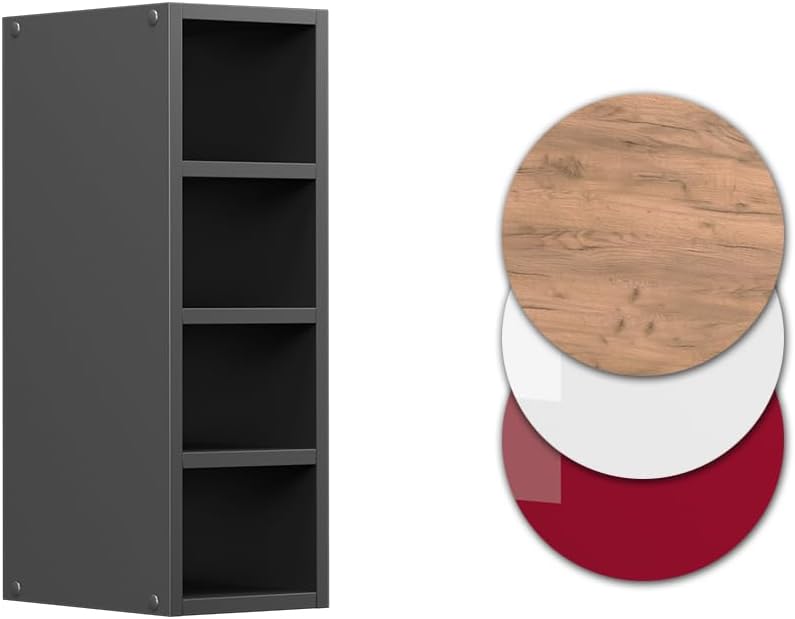 Vicco Hängeschrank R-Line, Anthrazit/Anthrazit, 20 cm Anthrazit Regalhängeschrank 20 cm, Anthrazit R