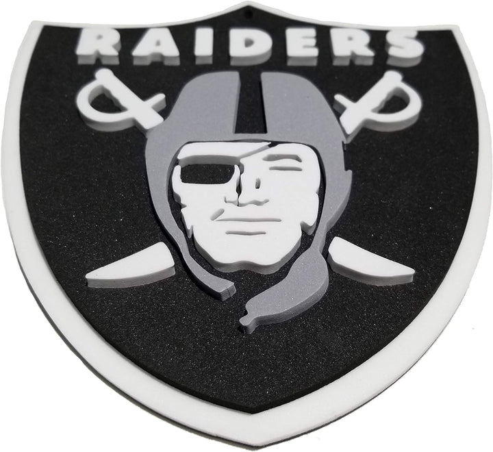 FanFave NFL Fanchain XXL Kette mit 3D Foam Anhänger Schwarz Einheitsgrösse, Schwarz Einheitsgrösse
