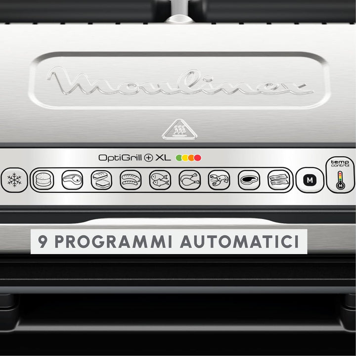Moulinex Optigrill+ XL, Elektrogrill für den Innenbereich, ideal zum Kochen von Fleisch, Fisch und G