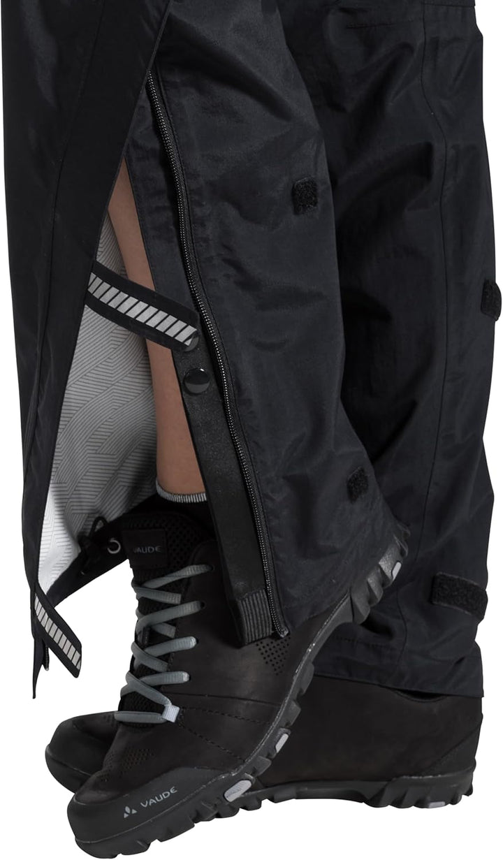 VAUDE Women's Yaras Rain Pants Schwarz 36 Kurz, Schwarz 36 Kurz