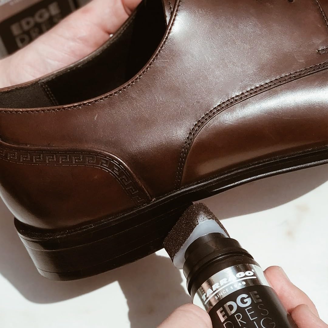 Tarrago | Edge Dressing 35 ml | Schuhpflege und Reparaturfarbe für Leder und Gummioberflächen | Kant