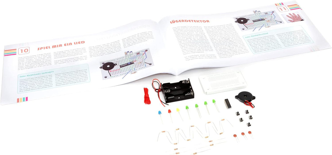 FRANZIS 67150 - Elektronik Retro Spiele Adventskalender, 24 Spiele der 70er und 80er zum Selberbauen