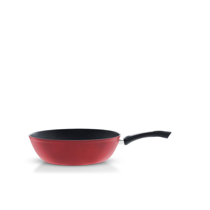 Fissler Color Edition / Aluminium Wok-Pfanne (Ø 30 cm) Asia Antihaft-Bratpfanne, Servierpfanne-besch