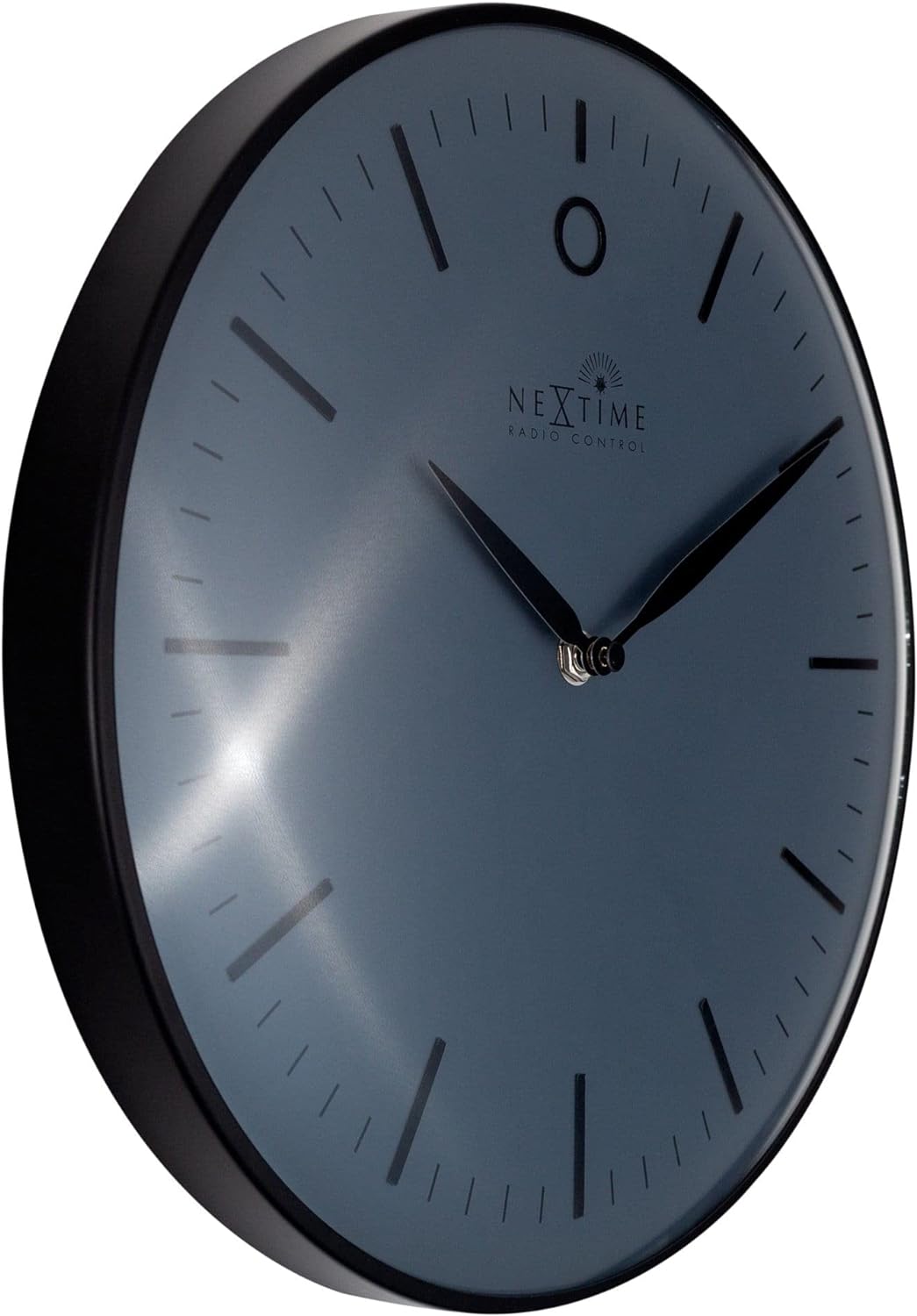 NeXtime 2790 Retro Uhr Aluminium grau