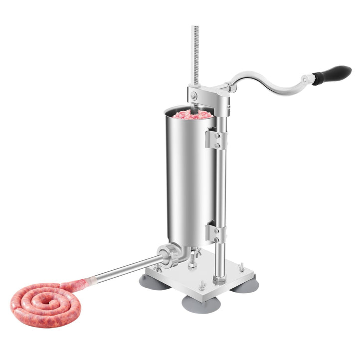 Manueller Wurstfüller, Wurstfüllmaschine Sausage Stuffer Stainless Steel 3 L Bis Zu 6 Pfund Fleisch