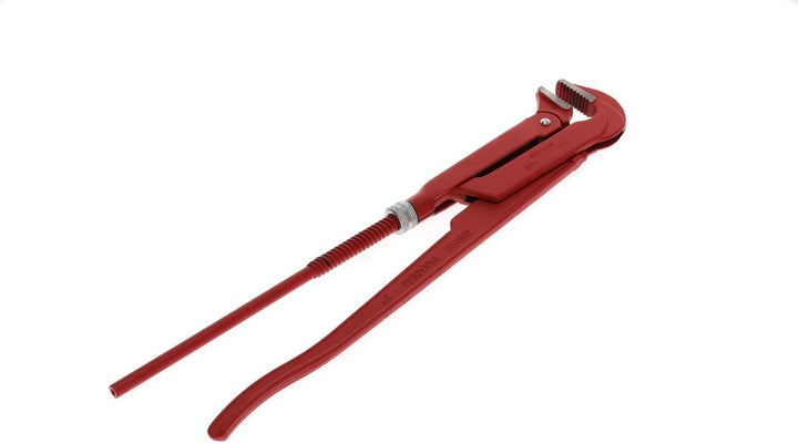 GEDORE red 90degree abgewinkelte Rohrzange, Spannweite 103 mm/3 Zoll, schwedisch, massiv, Zahnung ve