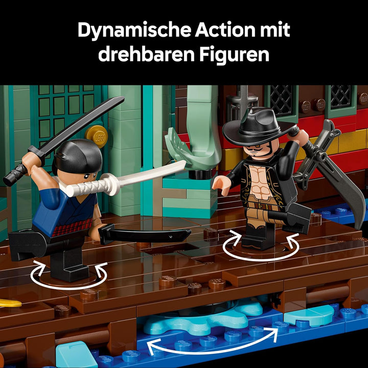 LEGO ONE Piece - Das Baratie schwimmende Restaurant - Spielzeug für Erwachsene mit detailliertem Inn