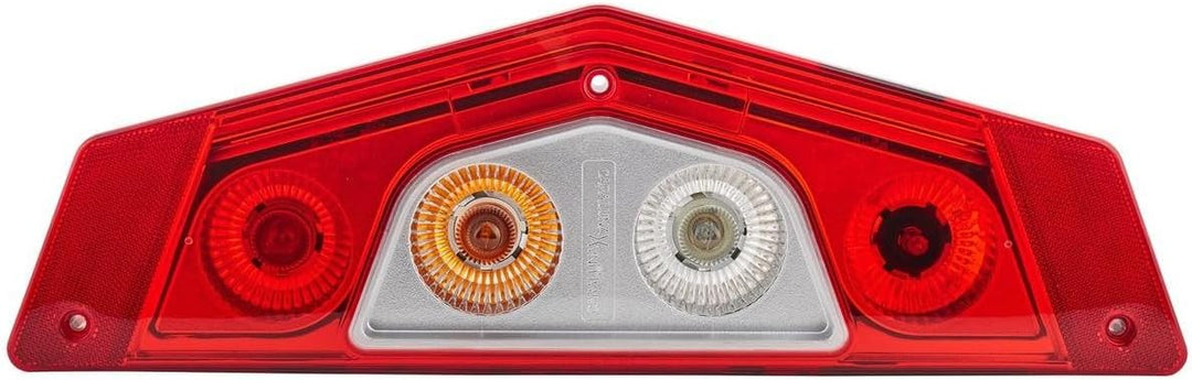 HELLA - Heckleuchte - Caraluna X - Glühlampe - 12V - Einbau/geschraubt - Lichtscheibenfarbe: rot/gla