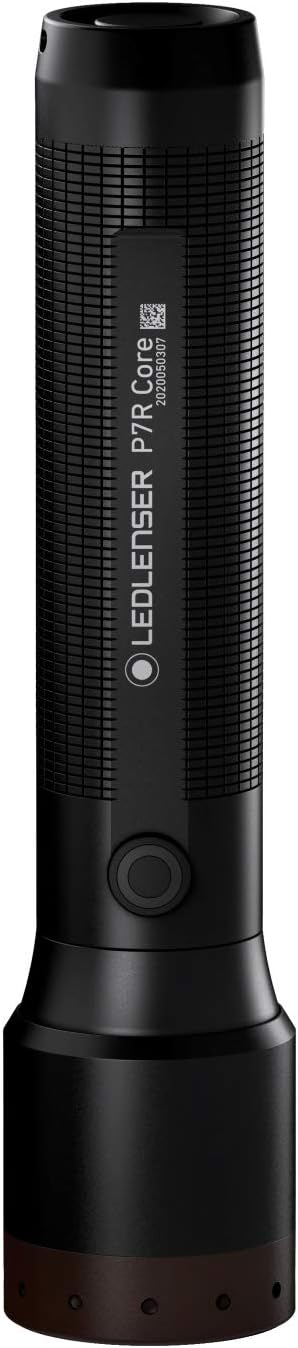 Ledlenser Kopflampe, Schwarz & 502178 P5R Core, Taschenlampe LED, 500 Lumen, Leuchtweite 250 Meter,