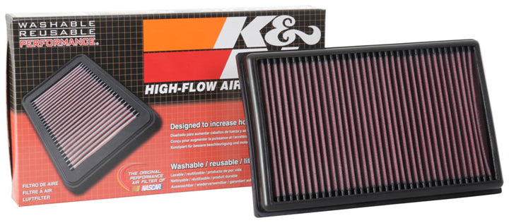 K&N 33-3111 Motorluftfilter: Hochleistung, Prämie, Abwaschbar, Ersatzfilter,Erhöhte Leistung, 2017-2