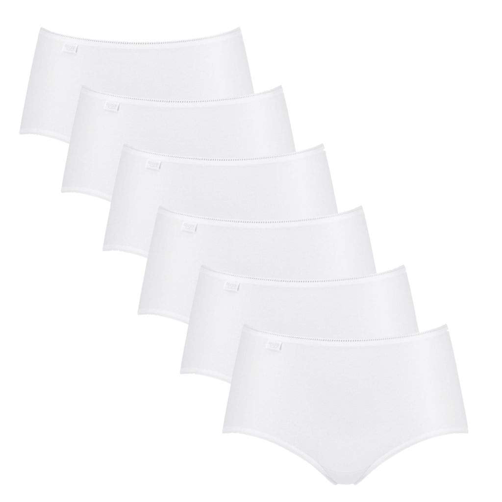 Sloggi Damen 24/7 Micrfib MD3P Taillenslip 38 6x Weiss (White 03), 38 6x Weiss (White 03)