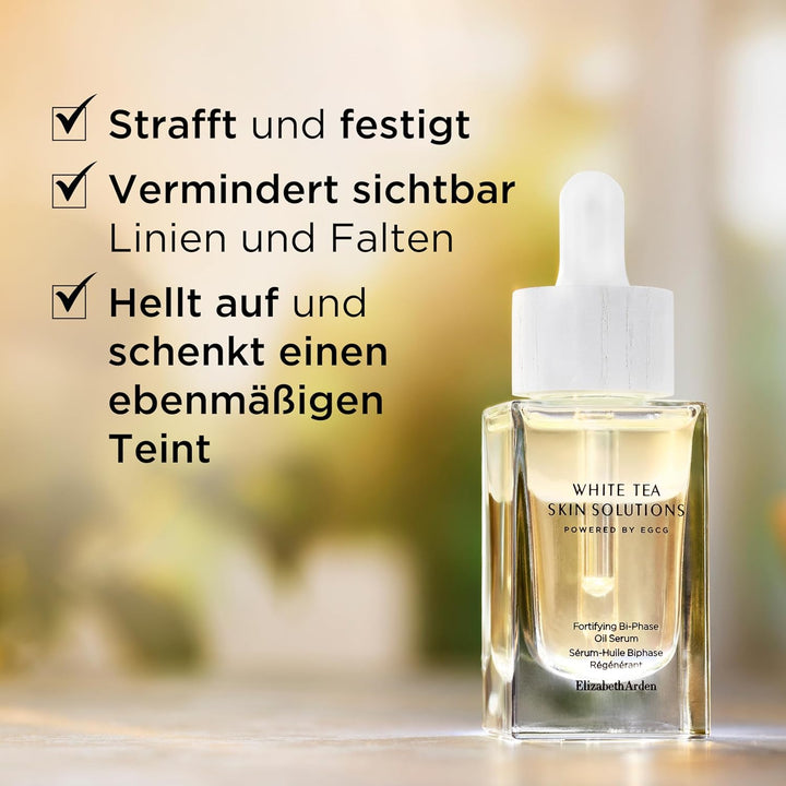 Elizabeth Arden White Tea Skin Solution, Stärkendes Zwei-Phasen-Öl-Serum, 30ml