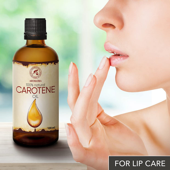 Carotin Öl 100 ml - Natürliches Karottenöl - Pflegeöl für Gesicht, Körper &amp; Haare, Hautpflege &amp; Körp