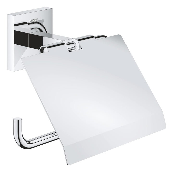 GROHE Start Cube - Papierhalter (mit Deckel, verdeckte Befestigung, Material: Metall), chrom, 411020