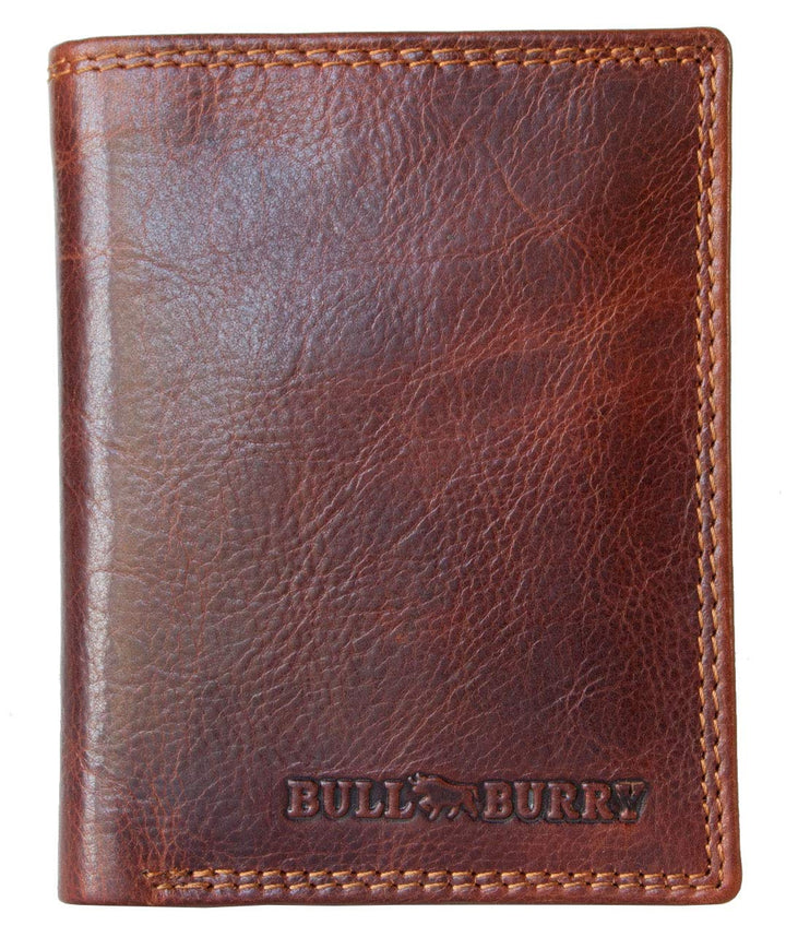 Bull Burry Herren Brown Glazed Smart Designed Echtleder Geldbörse RFID (Datenschutz)