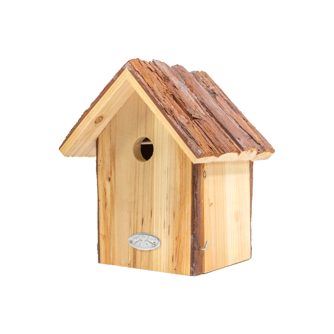 mgc24 Vogelhaus für Blaumeise - Wildvogel Nistkasten zum Aufhängen für Garten und Balkon, aus Holz w