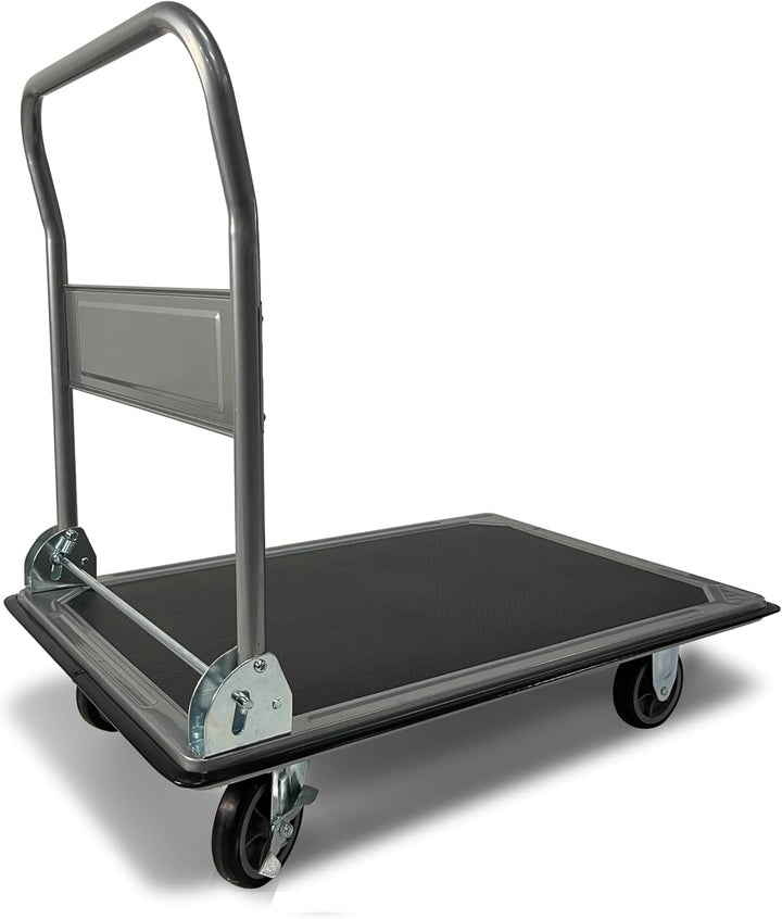Lagertrolley Rollwagen 73x47cm faltbar für Garage Werkstatt Haushalt Keller Plattformwagen 73 x 47 c