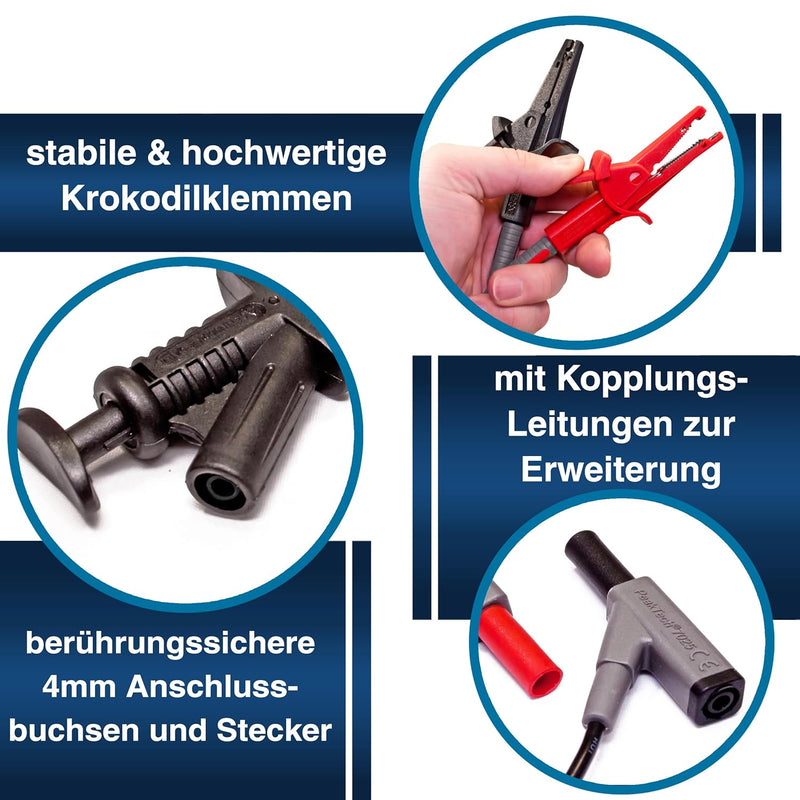 Peak Tech P 8200 – Messzubehör Set für Digital Multimeter Single, Single