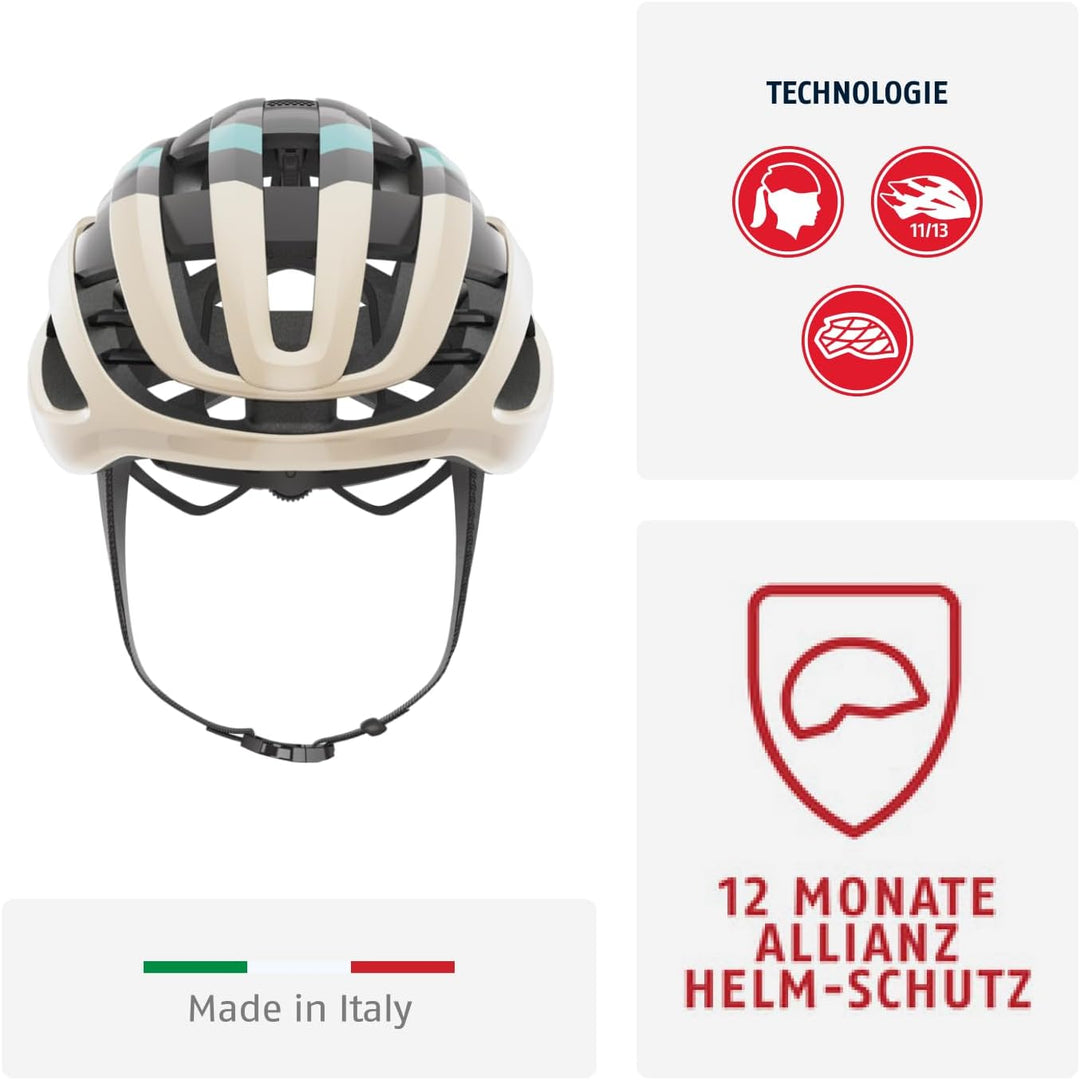 ABUS Rennradhelm AirBreaker - High-End Fahrradhelm für den professionellen Radsport - für Jugendlich