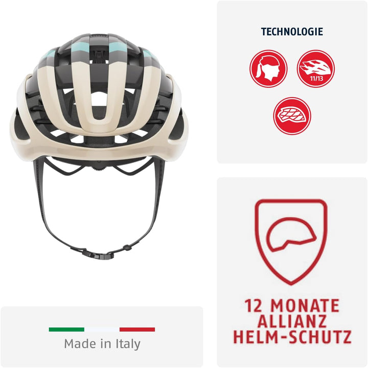 ABUS Rennradhelm AirBreaker - High-End Fahrradhelm für den professionellen Radsport - für Jugendlich