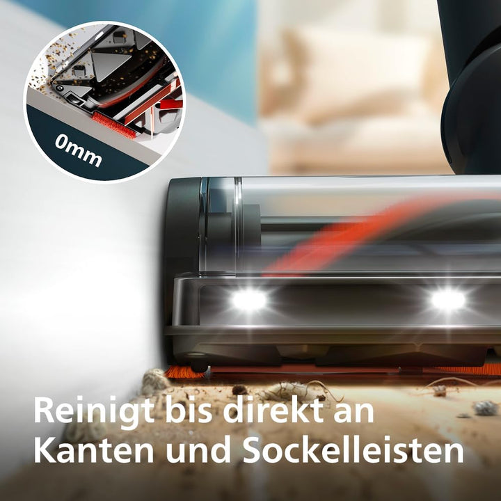 Philips Akkustaubsauger 7000 Series Pet, Überlegene Saugleistung, 80 Min. Laufzeit, Bodentypenerkenn