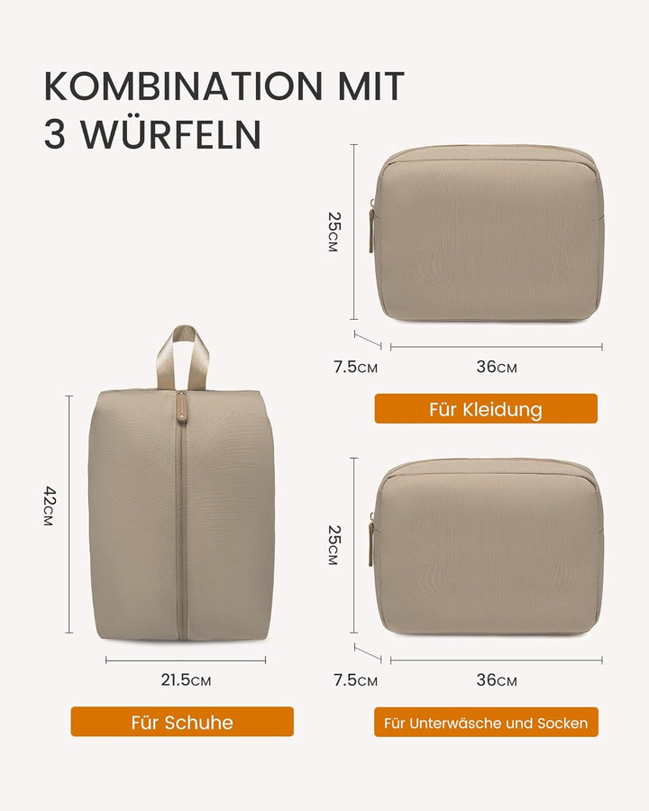 LOVEVOOK Rucksack Handgepäck Flugzeug, Reiserucksack Herren Damen Gross, 40L Cabin Bag Bordgepäck Ru
