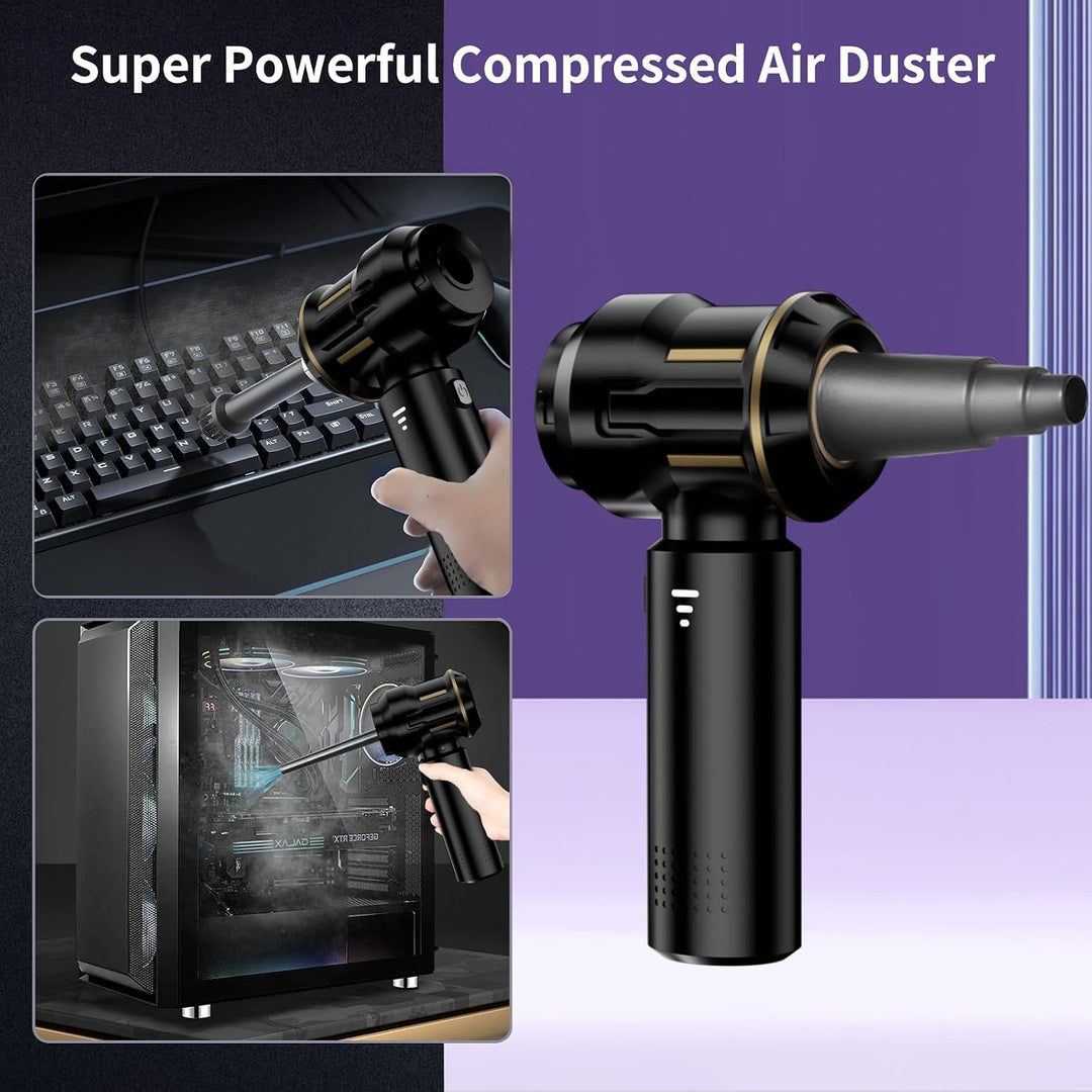 Handstaubsauger Akku, 26000Pa Mini Kabelloser Autostaubsauger Akku | 4-in-1 Mini Staubsauger,Waschba