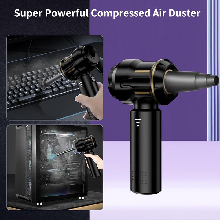 Handstaubsauger Akku, 26000Pa Mini Kabelloser Autostaubsauger Akku | 4-in-1 Mini Staubsauger,Waschba