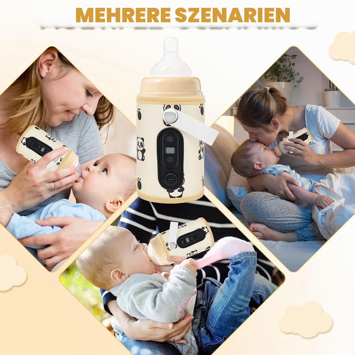 Herbst Flaschenwärmer Baby Unterwegs, Tragbarer Fläschchenwärmer Baby Kann erhitzt werden, Flaschenw