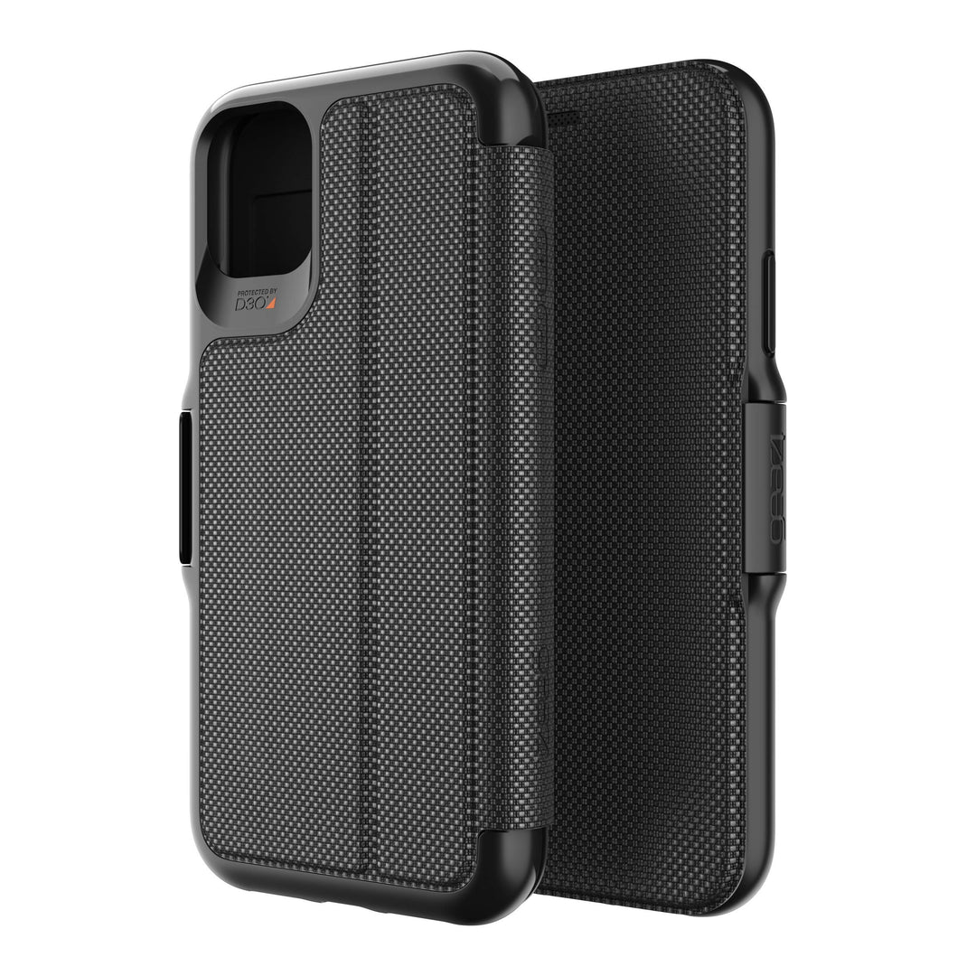 Gear4 Oxford Eco Folio Kompatibel mit iPhone 11 Pro Hülle, recyceltes Kunststoff Schutzhülle, erweit