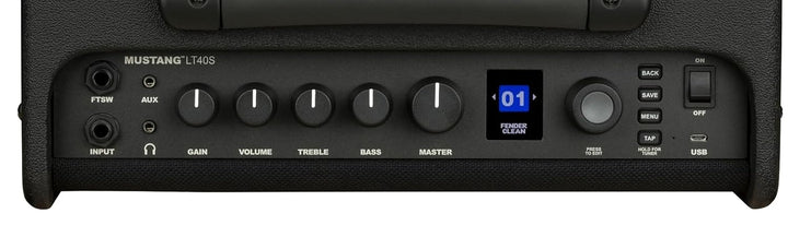 Fender Mustang LT40S, 40-Watt 2x4" Guitar Amplifier LT40S (40W) Single, LT40S (40W) Single