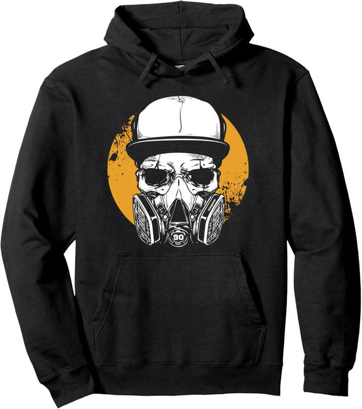 Hip Hop Hipster Popkultur Ikone Graffiti-Künstler Gasmaske Pullover Hoodie