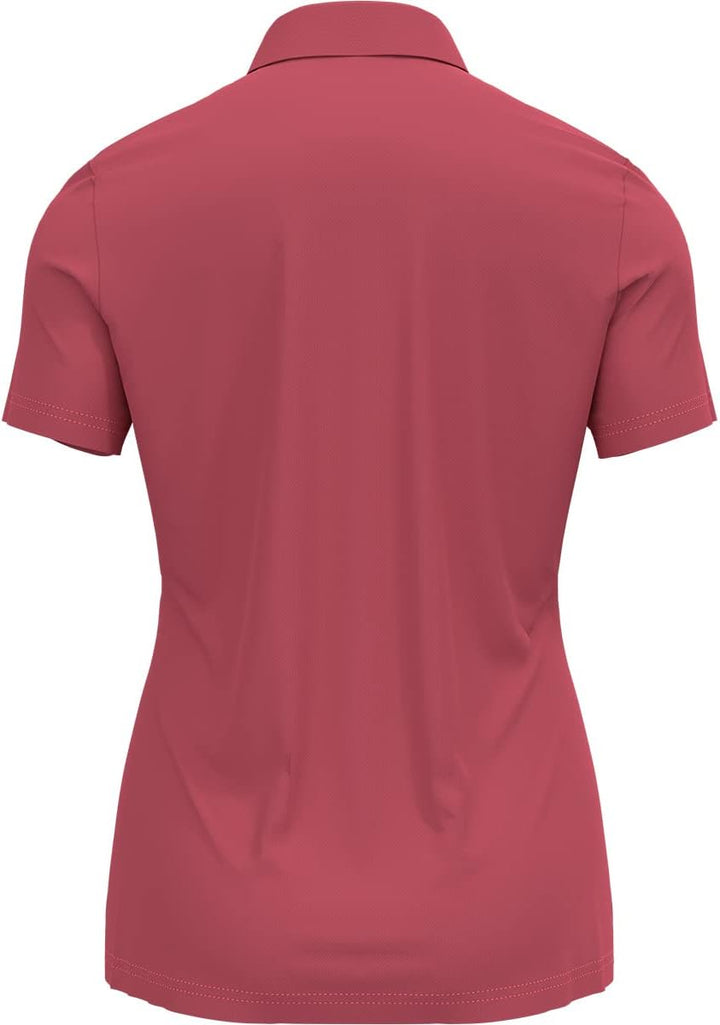 Odlo Damen CARDADA Kurzarm Polo Shirt, holly berry, XS