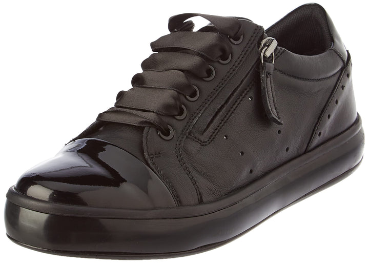 Geox Damen D Leelu' Sneaker, 36 EU Schwarz