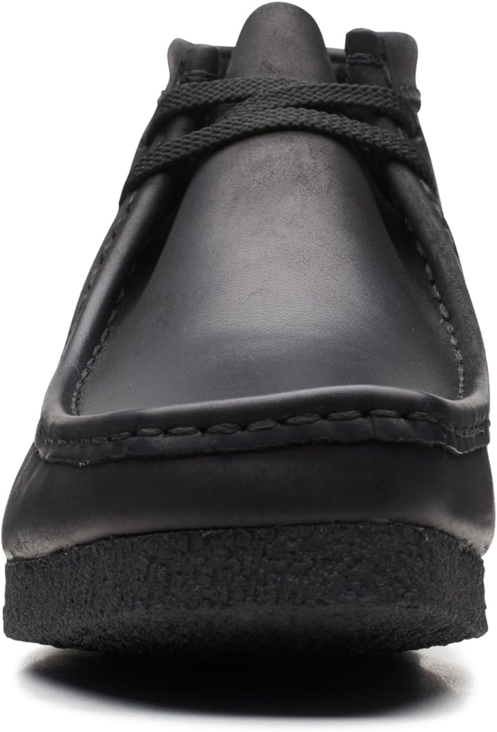 Clarks Herren Shacre Stiefel Stiefelette 39 EU Weit Schwarzes Leder, 39 EU Weit Schwarzes Leder