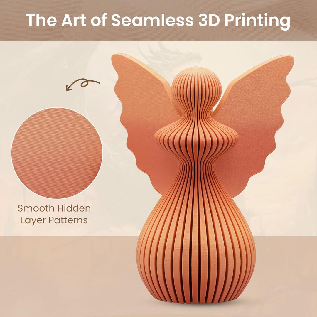 ERYONE Matte PLA 3D Drucker Filament 1.75mm, Matte Gradient Rainbow PLA, Massgenauigkeit +/- 0.03 mm