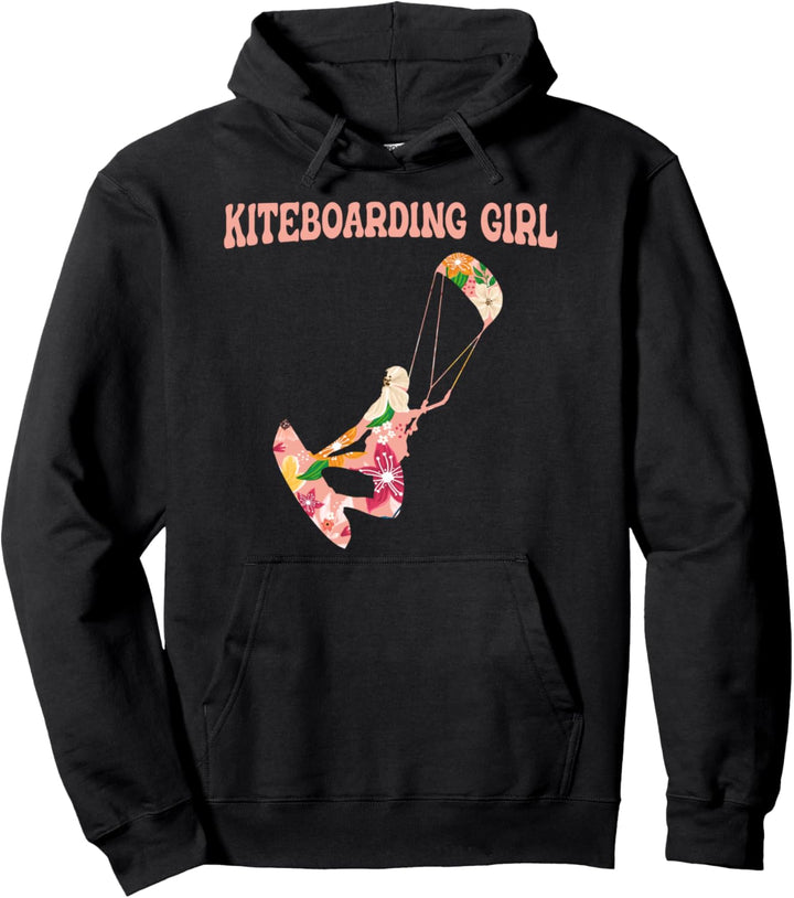 Kitesurfen Girl Kiteboarding Kiten Kiting - Kite Kitesurfer Pullover Hoodie