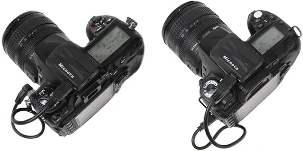 Micnova GPS Receiver Geotagger mit Fernauslöser für Nikon DSLR-Kameras