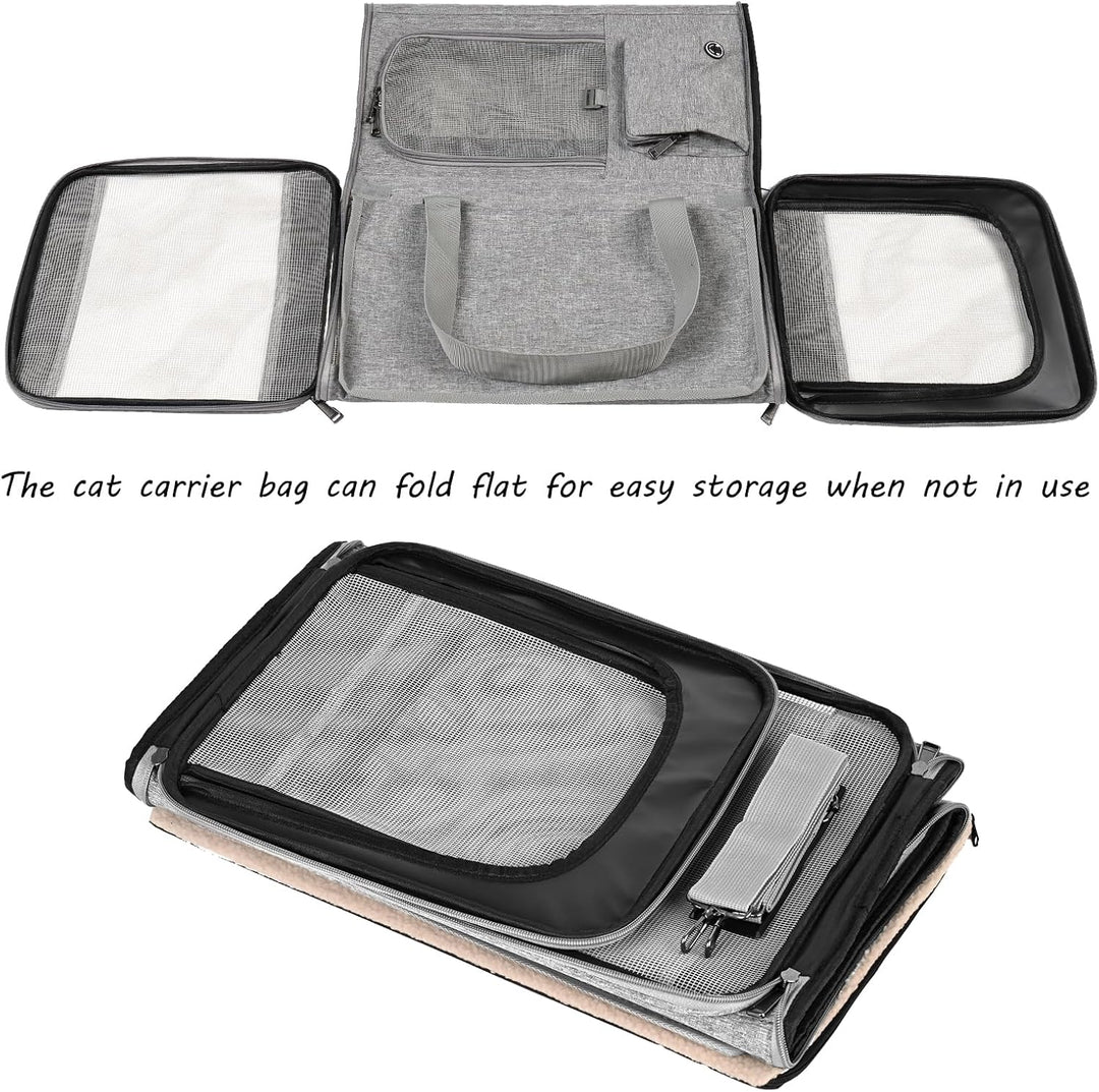 Katzentasche Transporttasche Hundebox Faltbar Hundetransportbox Katzentransportbox Hundetasche für k